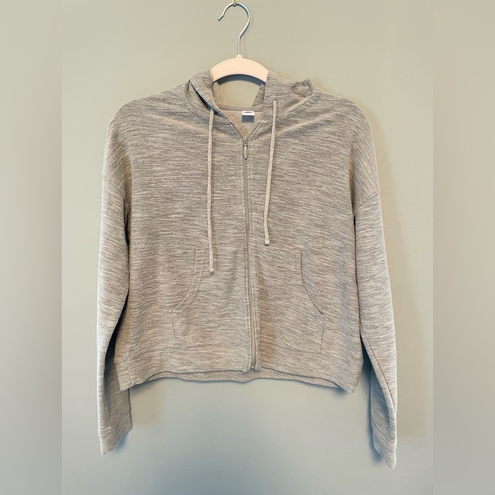Old Navy Cropped Zip-up Hoodie